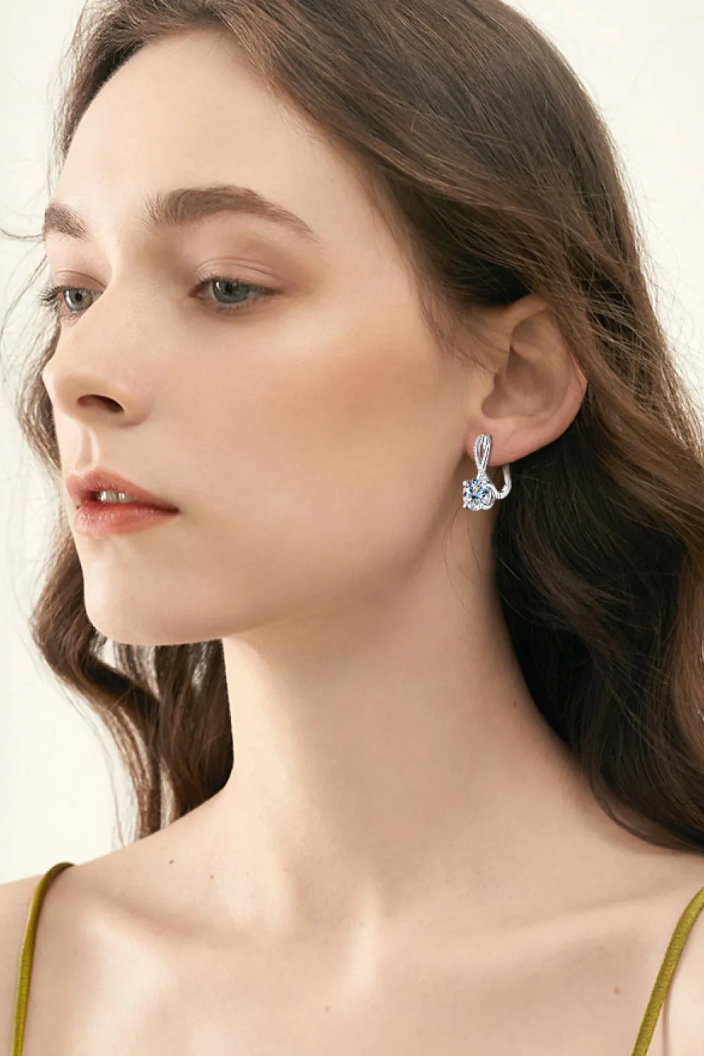 * APP EXCLUSIVE* 4 Carat Moissanite 925 Sterling Silver Earrings