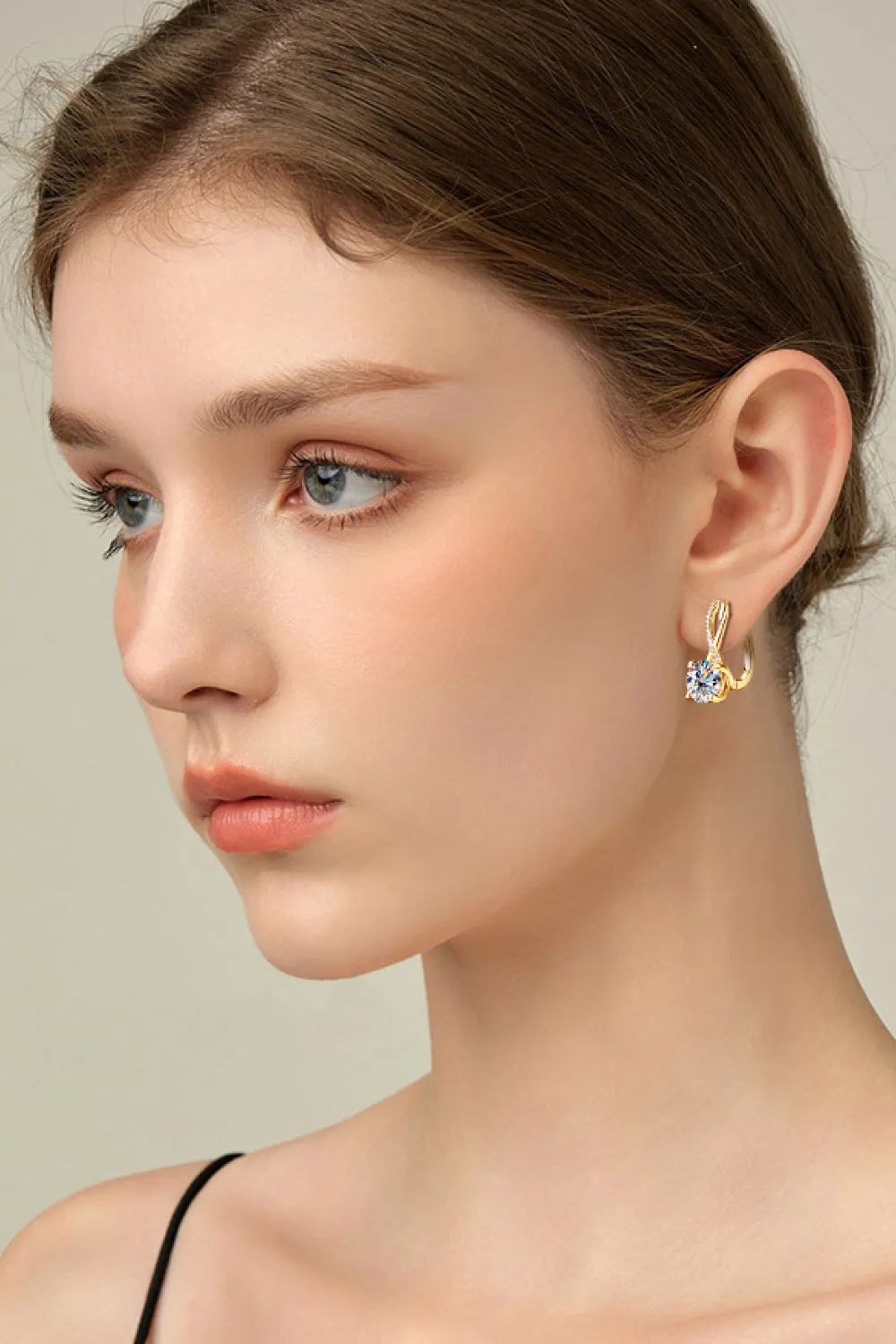 * APP EXCLUSIVE* 4 Carat Moissanite 925 Sterling Silver Earrings
