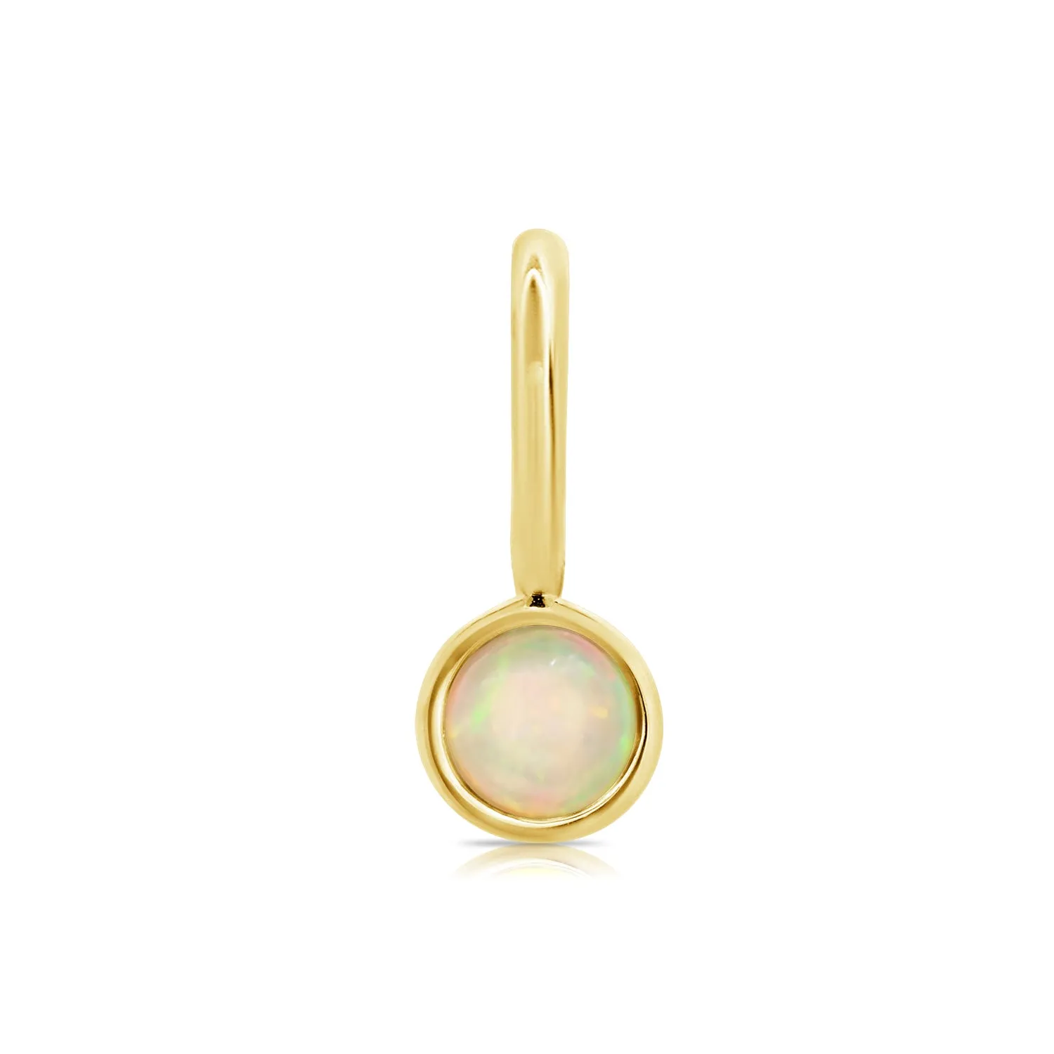 14k Gold & Opal Charm - 0.09ct