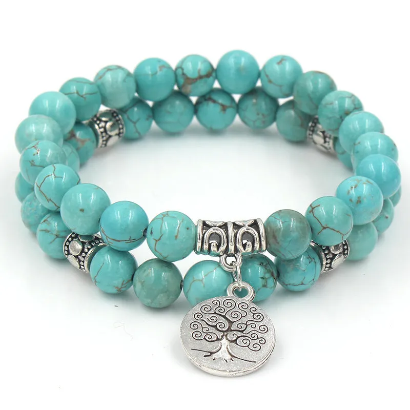 8mm Turquoise Bracelet