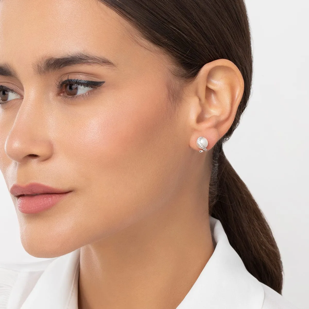 92.5 Silver Earring 161086