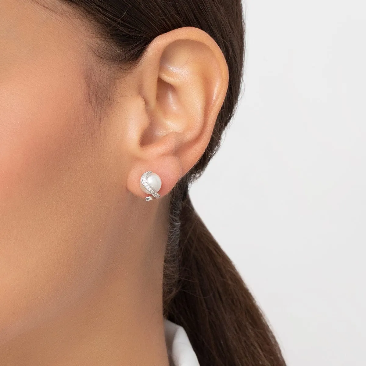 92.5 Silver Earring 161086