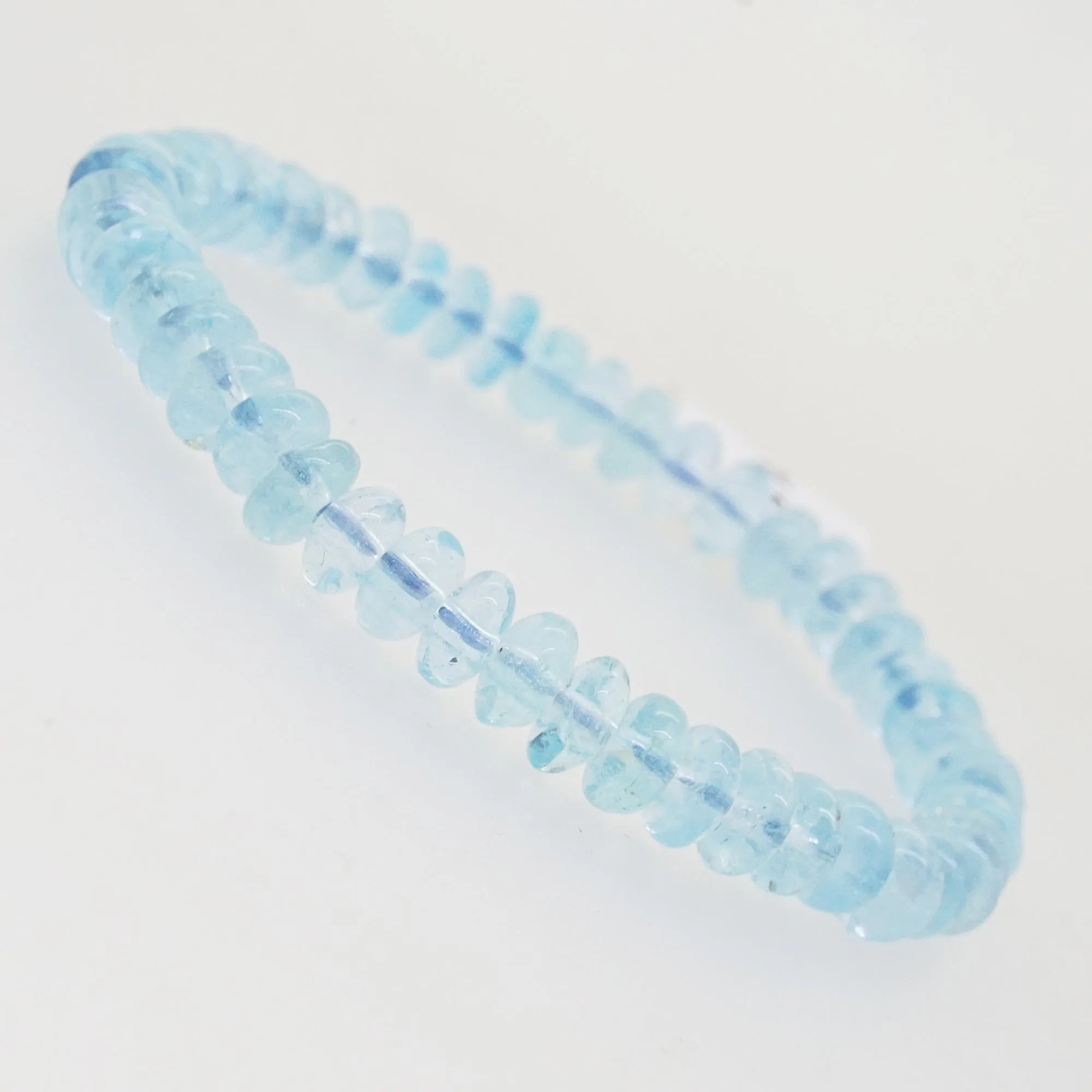A-Grade Blue Topaz Rondelle