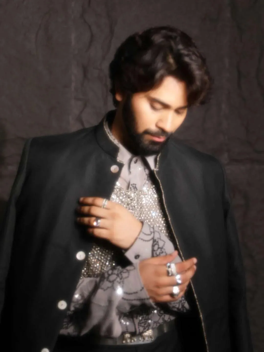 Ankush Bahuguna In Vintage Silver Amethyst Ring