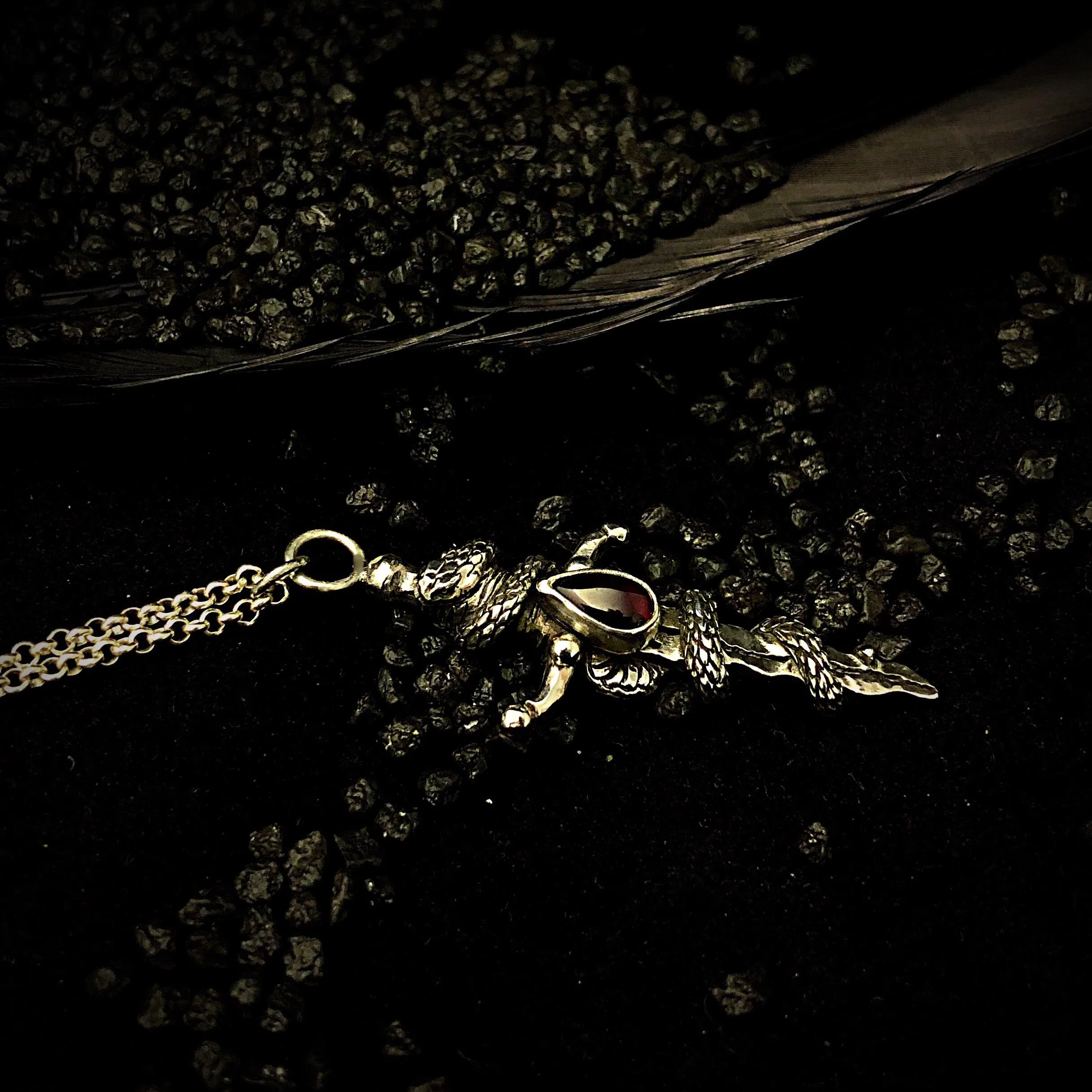 Athena's Dagger Necklace