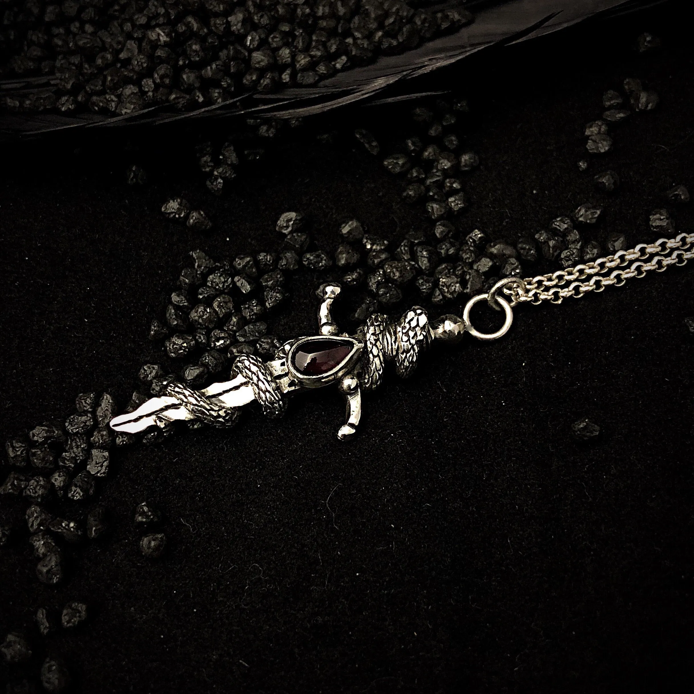 Athena's Dagger Necklace