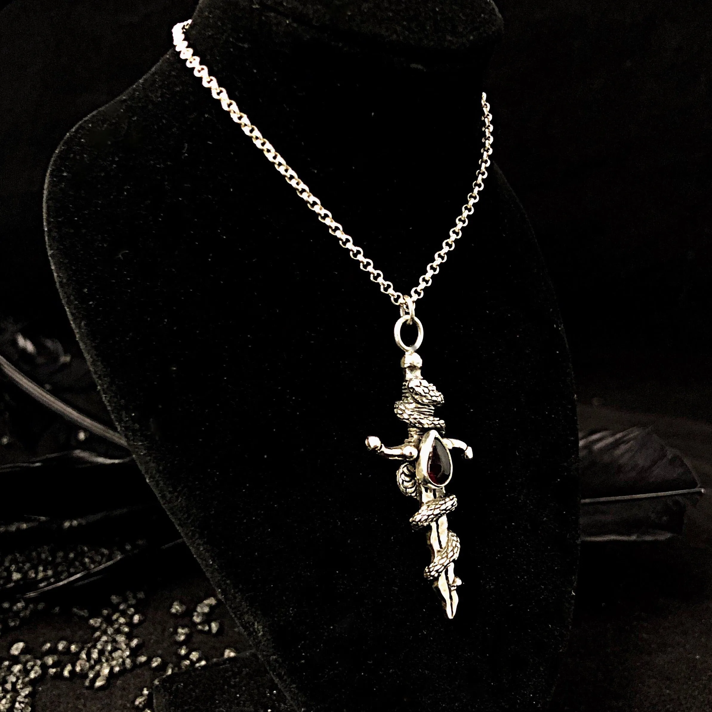Athena's Dagger Necklace