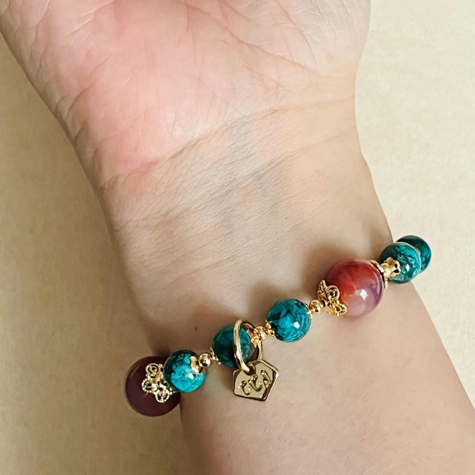 Baby Turquoise & Agate Bracelet