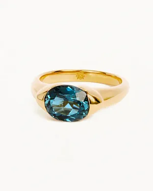 BC Sacred Jewel Topaz Ring Gold