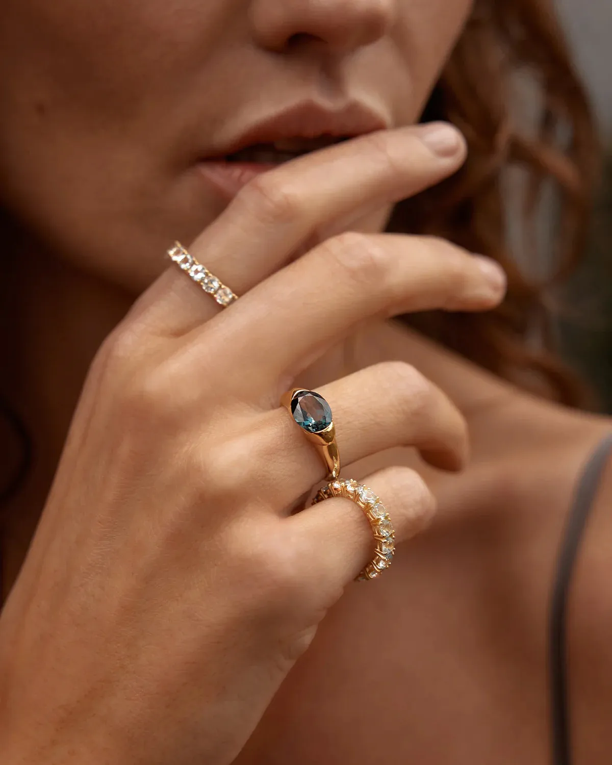 BC Sacred Jewel Topaz Ring Gold
