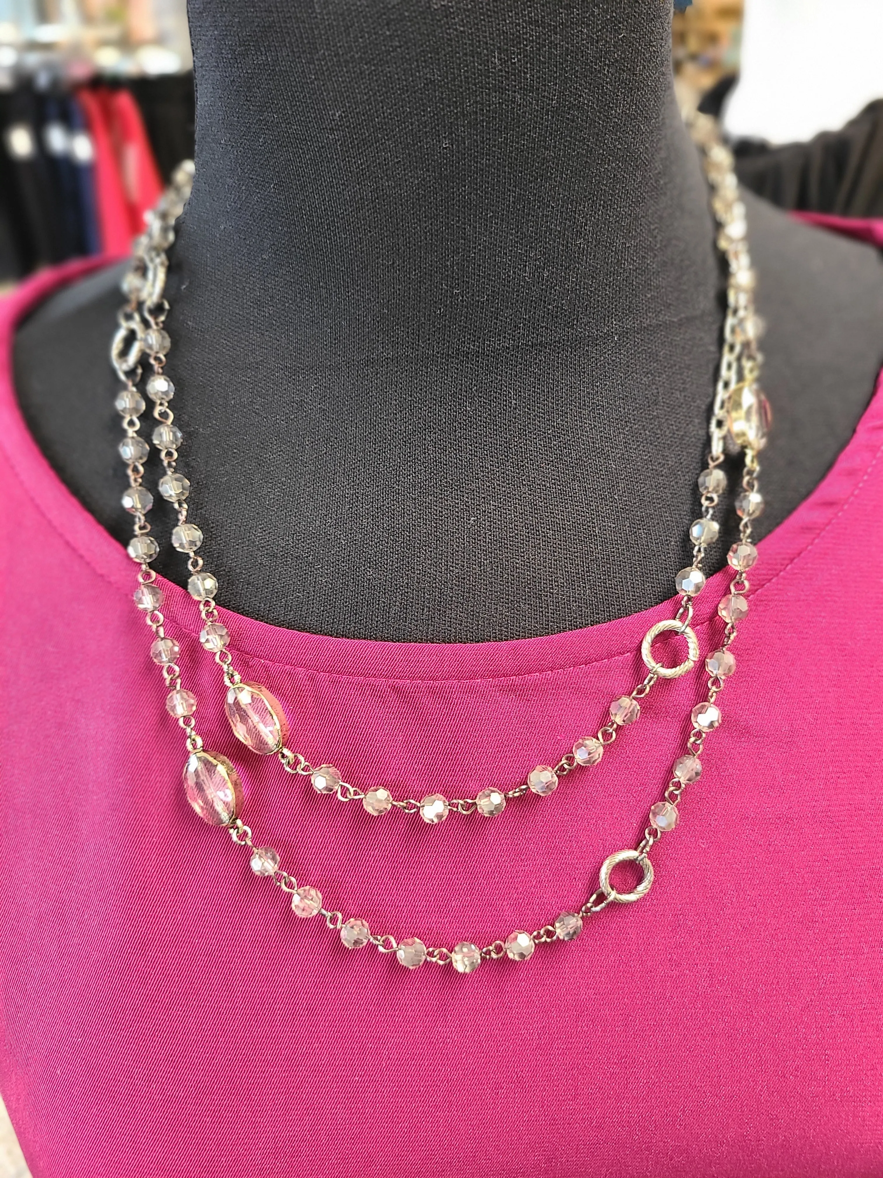 Beaded Chandelier Necklace