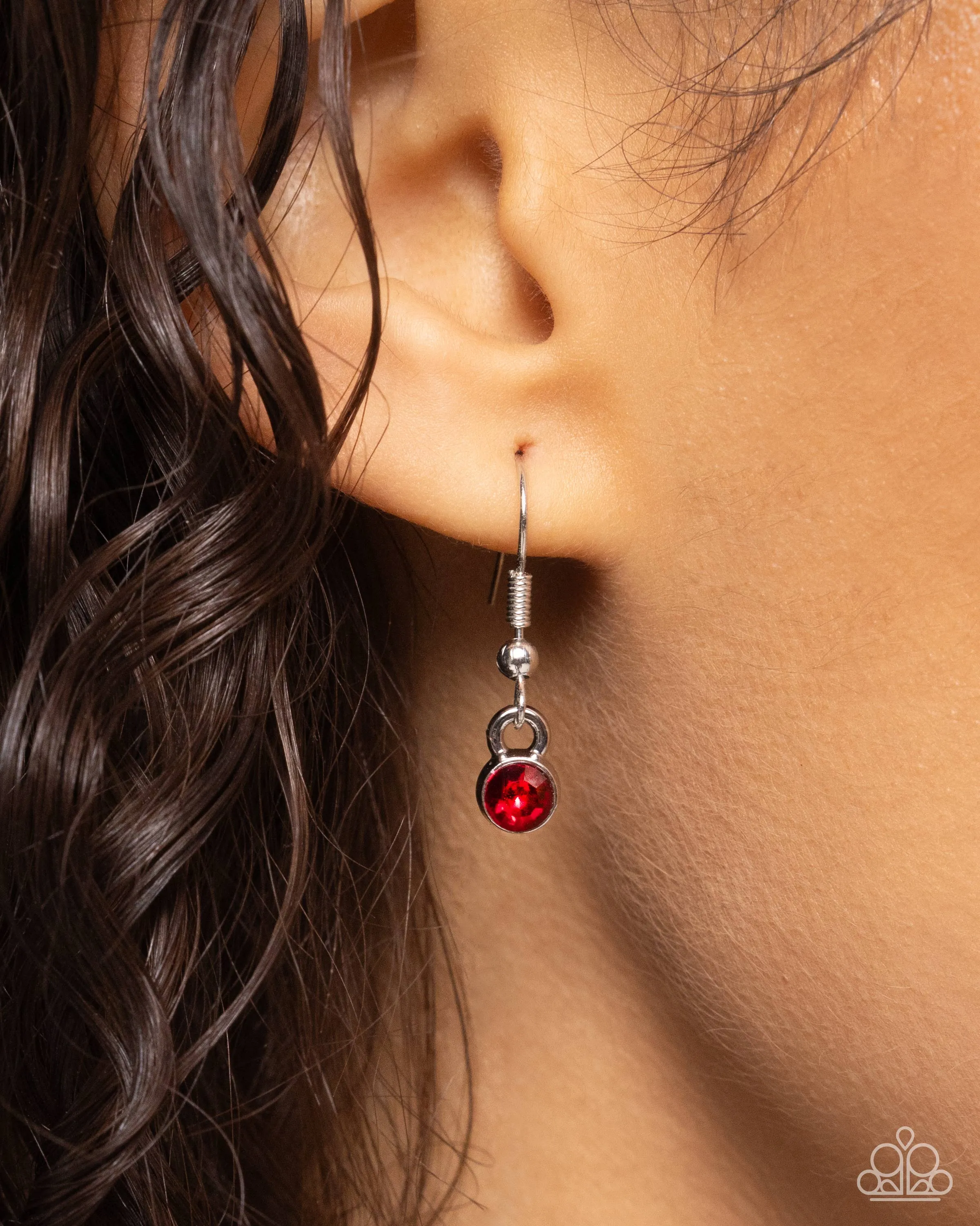 Birthstone Beauty - Red Necklace - Paparazzi Accessories