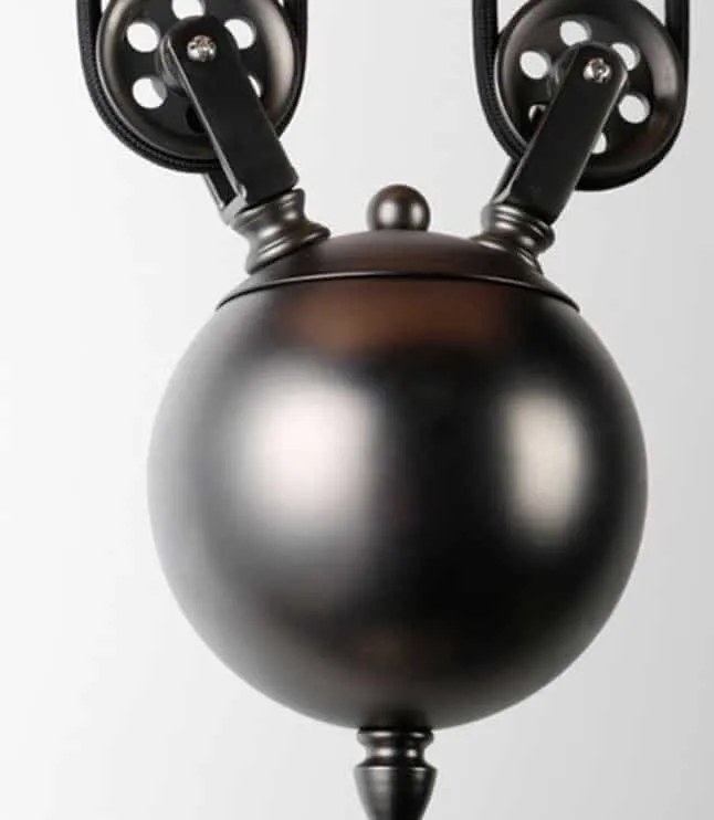 BORGHILD Disk Weighted Hanging Lamp