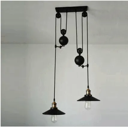 BORGHILD Disk Weighted Hanging Lamp