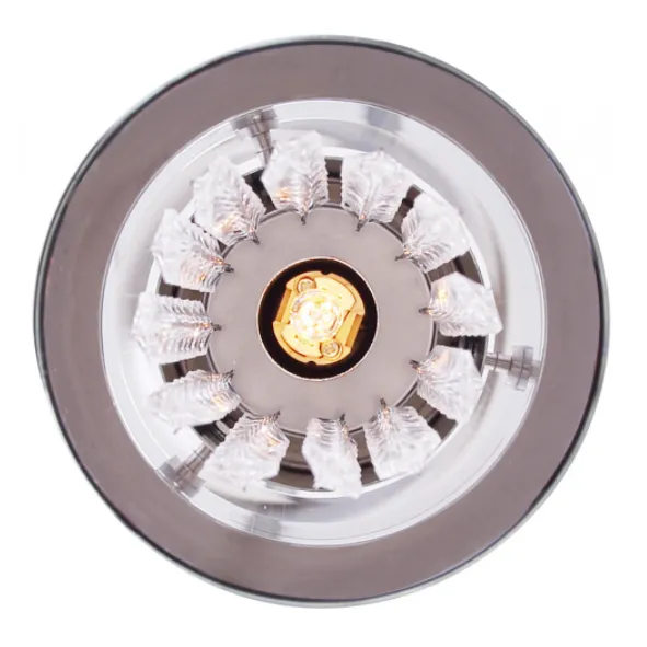 Canarm IPL178B01CH9 Sloan Pendant With Plated Glass and Crystals in Chrome