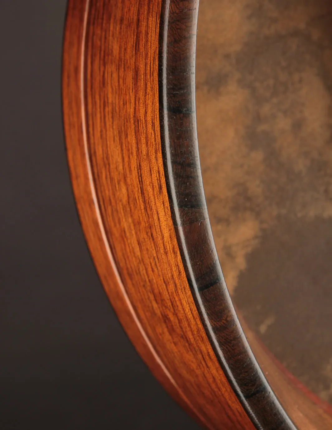 Carolina Banjo Company 11" Walnut w/Carved Peghead & Padauk Tonering