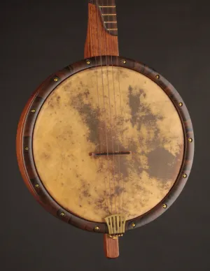 Carolina Banjo Company 11" Walnut w/Carved Peghead & Padauk Tonering