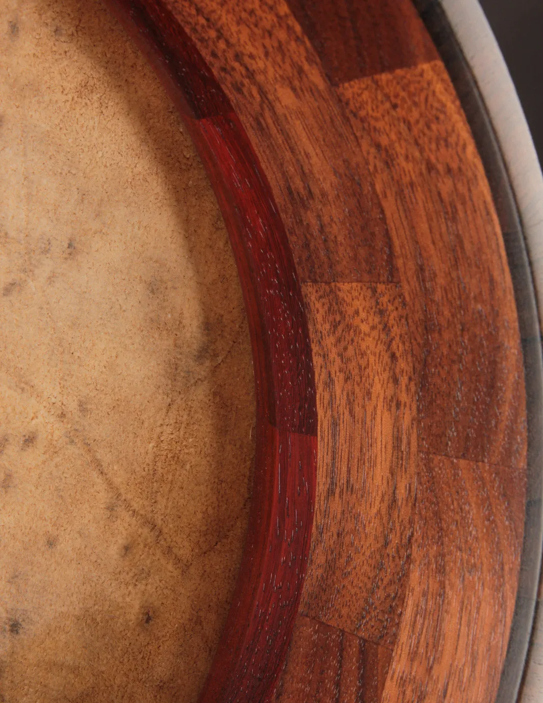 Carolina Banjo Company 11" Walnut w/Carved Peghead & Padauk Tonering
