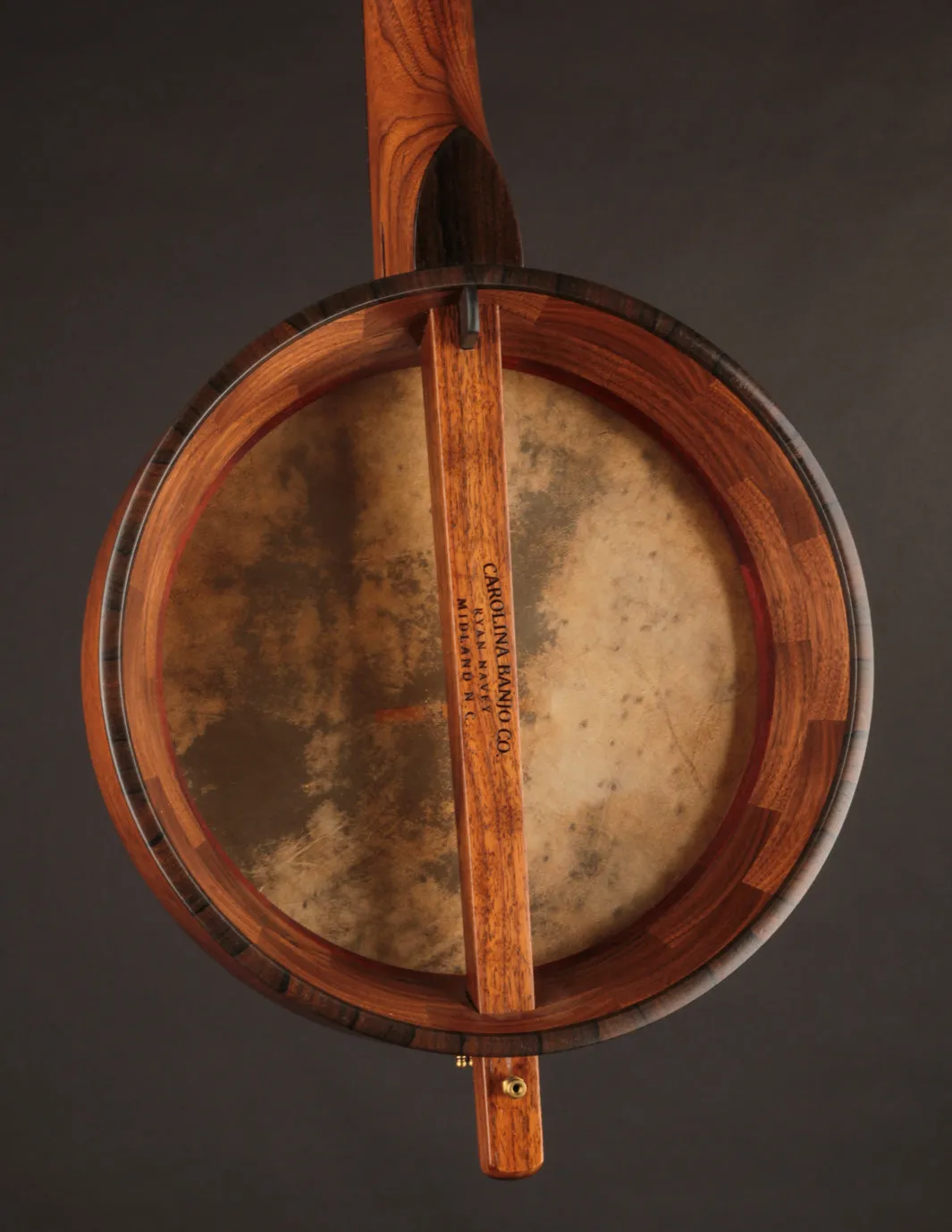 Carolina Banjo Company 11" Walnut w/Carved Peghead & Padauk Tonering