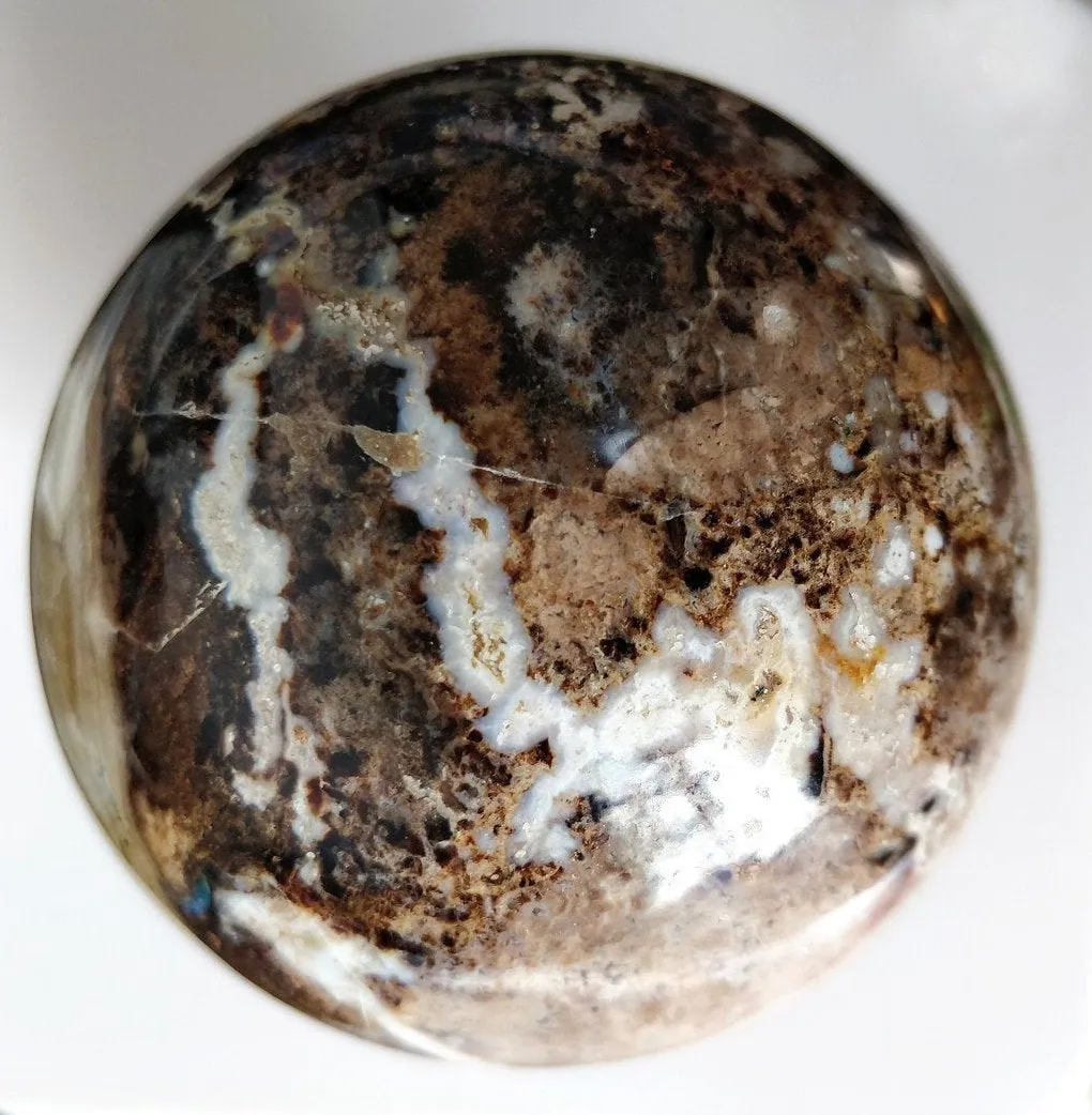 Coffee Opal Spheres, Chocolate Sphere, Small Black Sphere Black Opal Sphere, Black Opal Crystal, Crystal Ball, Black Opal Spiritual