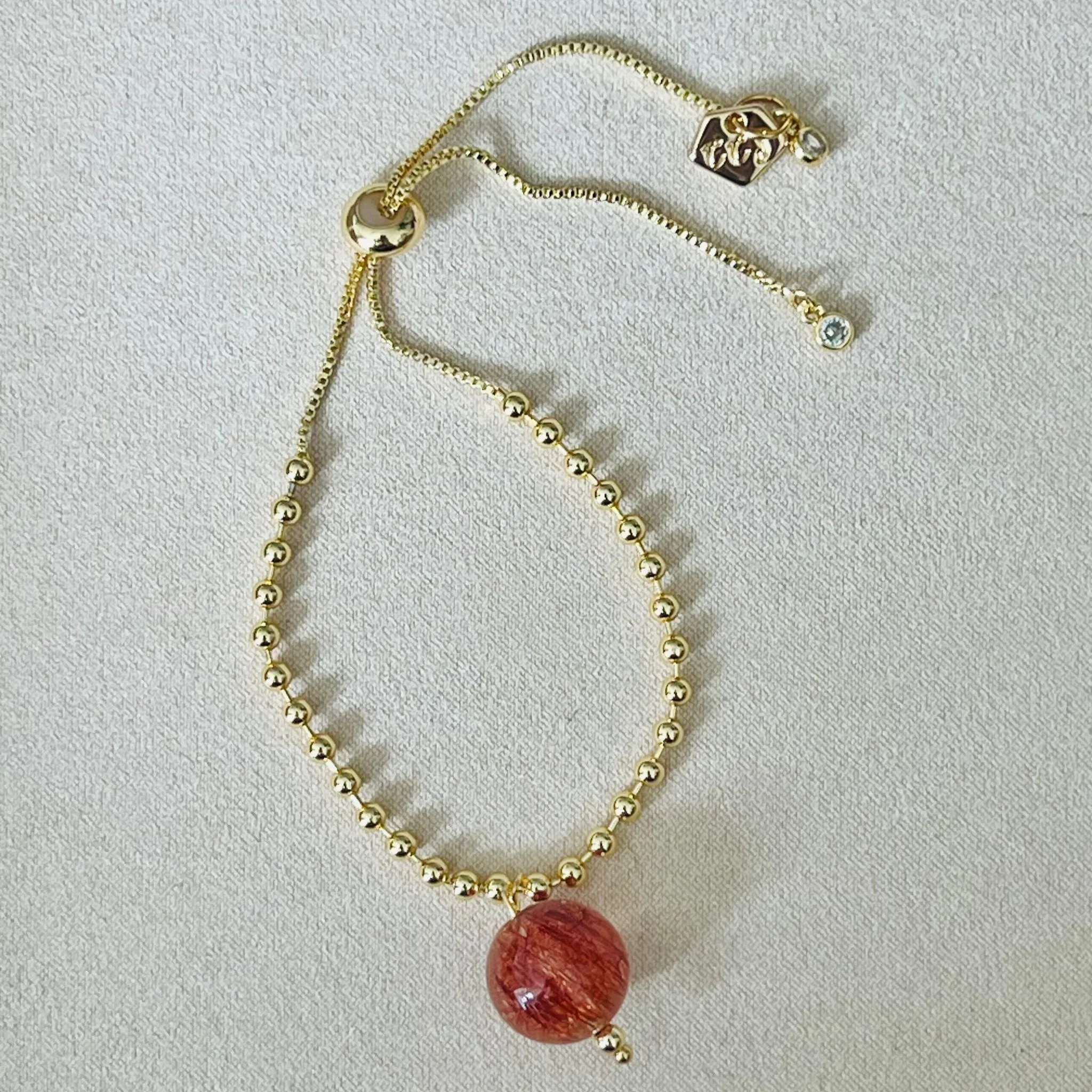 Copper Rutilated Quartz La Forma Bracelet