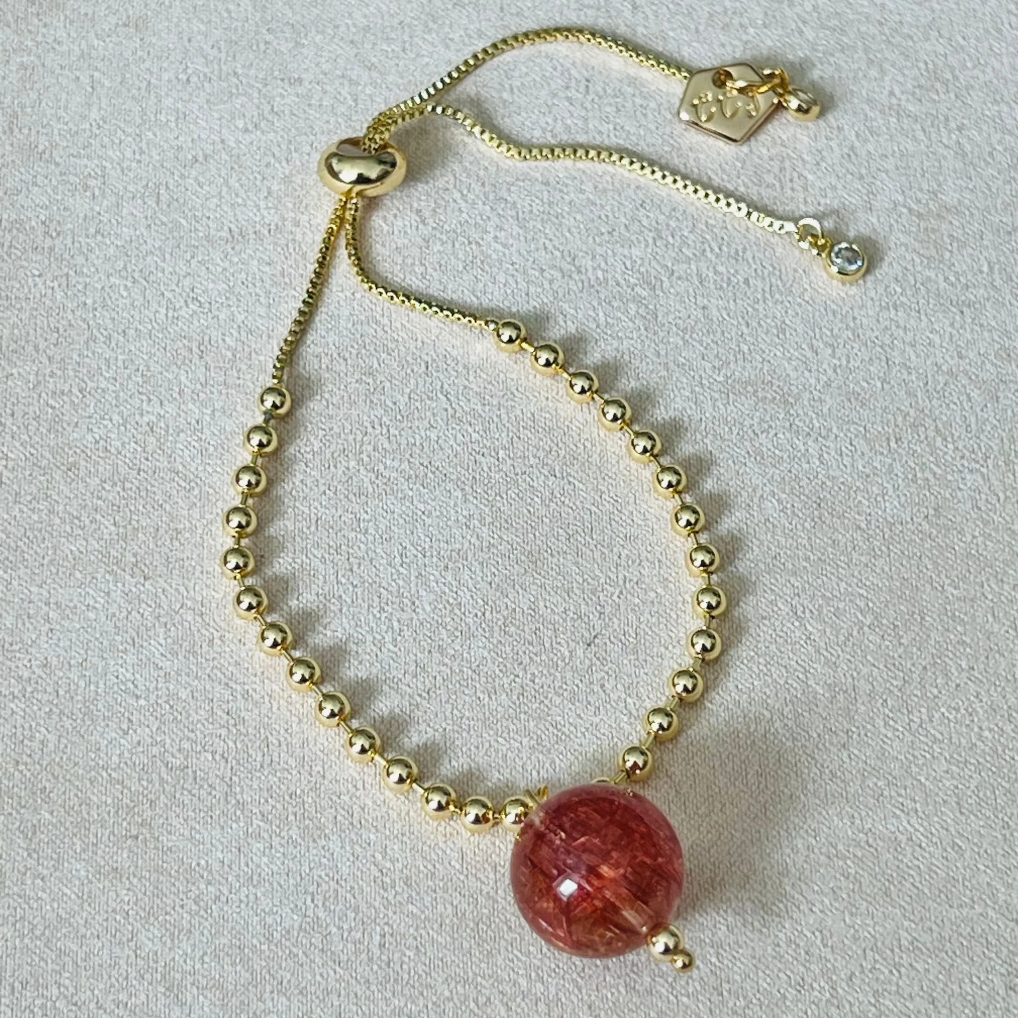 Copper Rutilated Quartz La Forma Bracelet