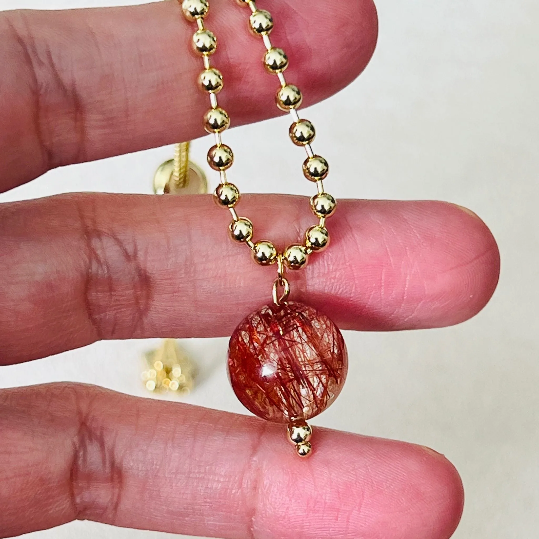 Copper Rutilated Quartz La Forma Bracelet