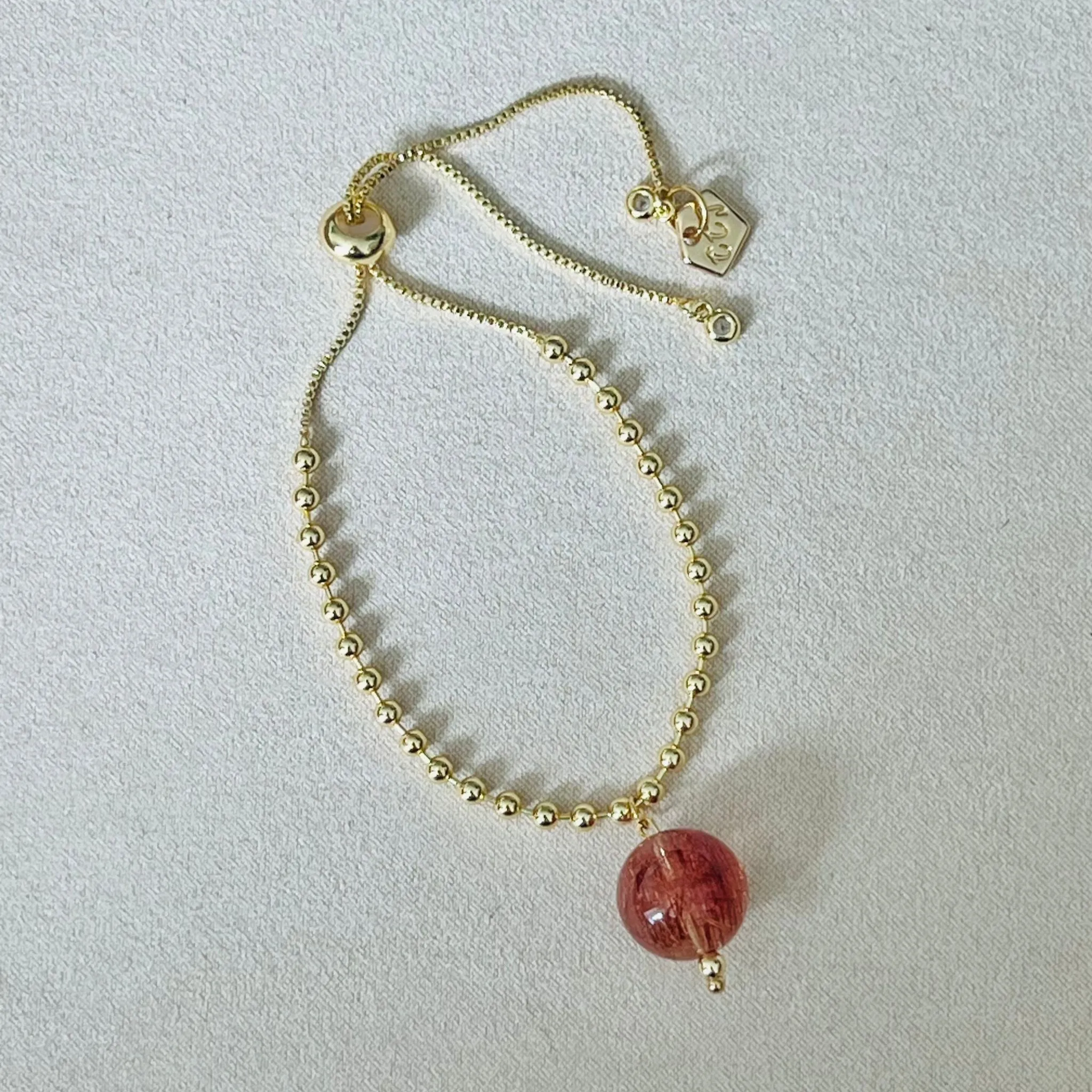 Copper Rutilated Quartz La Forma Bracelet