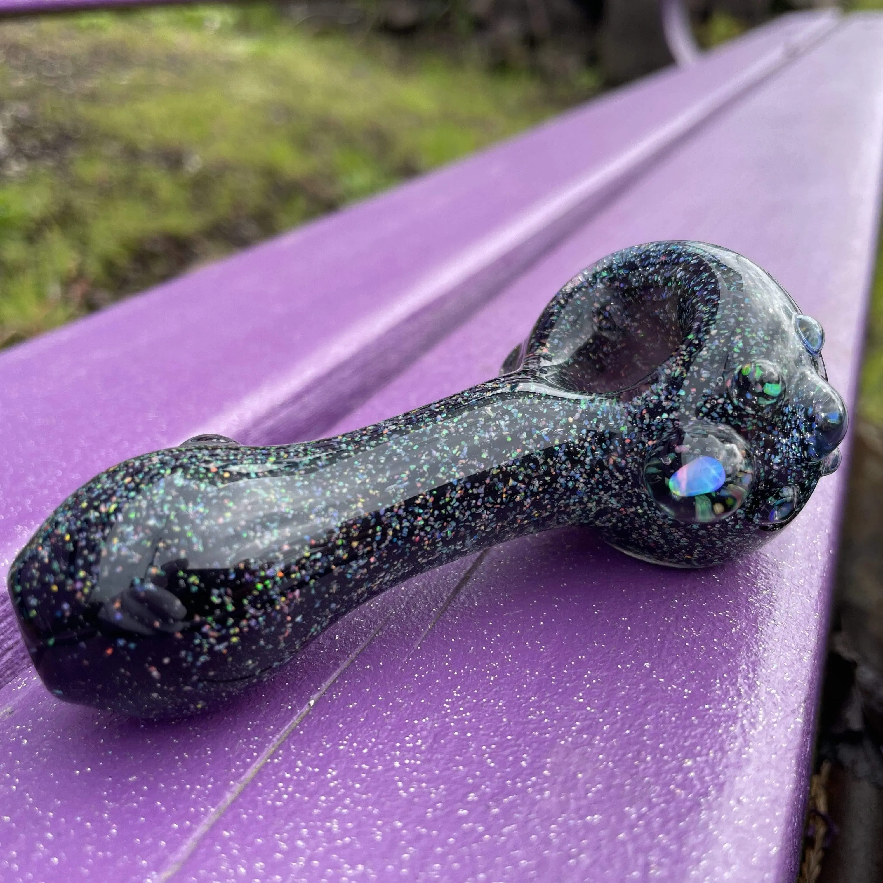 Crushed Opal Spoon Pipe