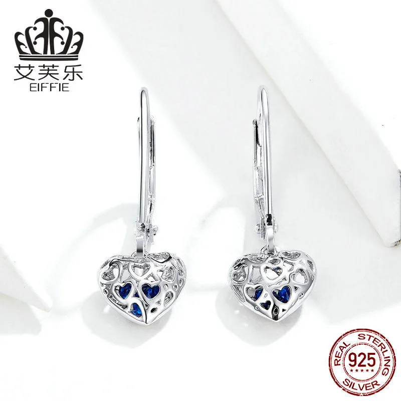 Earrings S925 Silver Earrings for Girls