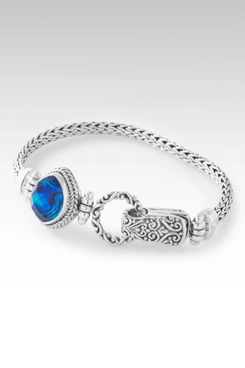 Endure Trials Bracelet™ in Bali Waters Abalone & Quartz Triplet
