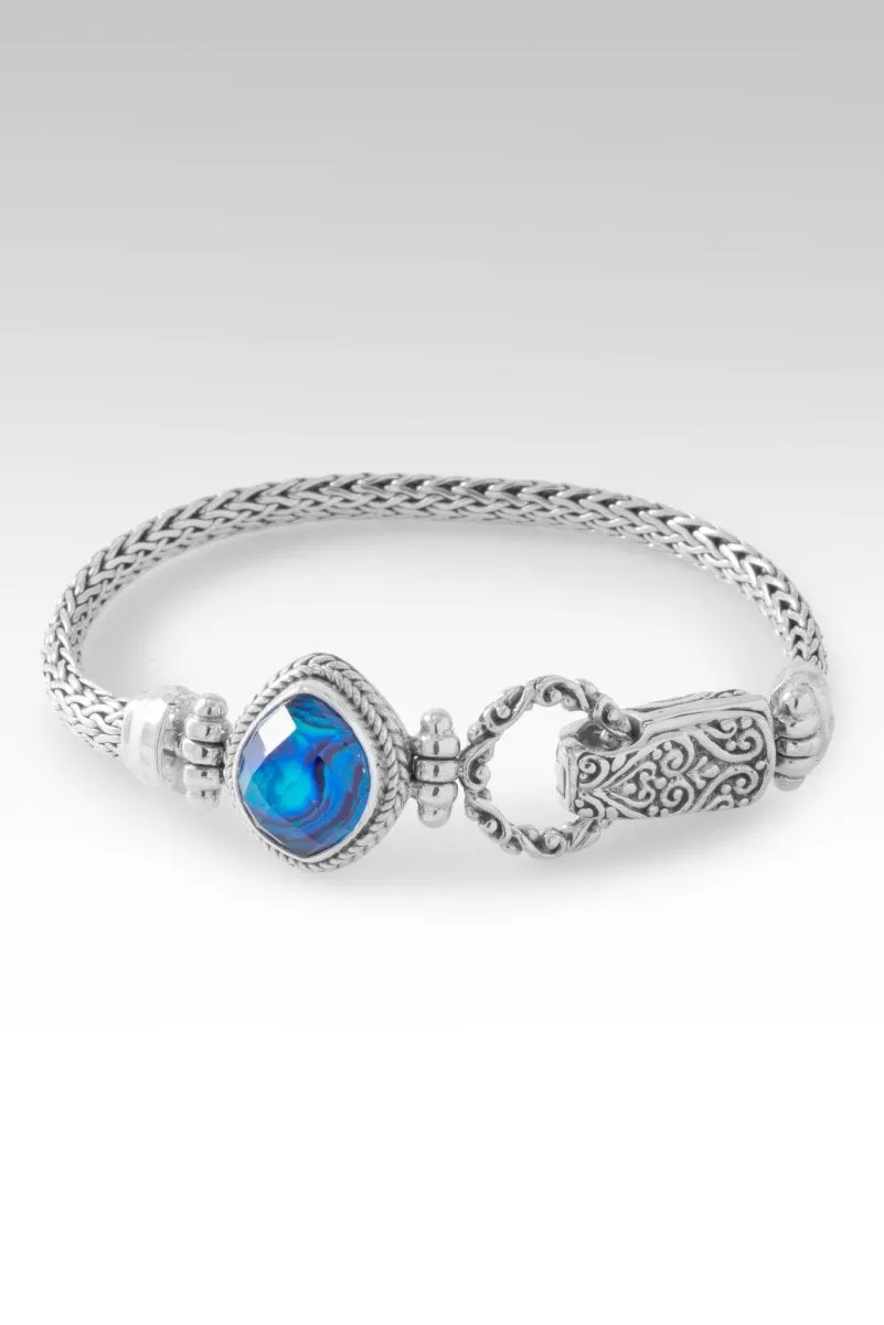 Endure Trials Bracelet™ in Bali Waters Abalone & Quartz Triplet