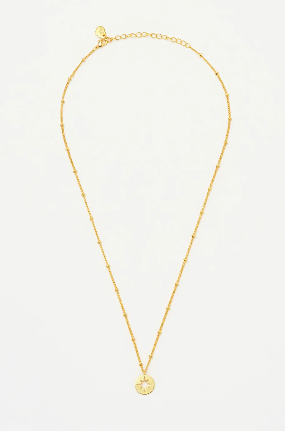 Estella Starburst Disc Necklace