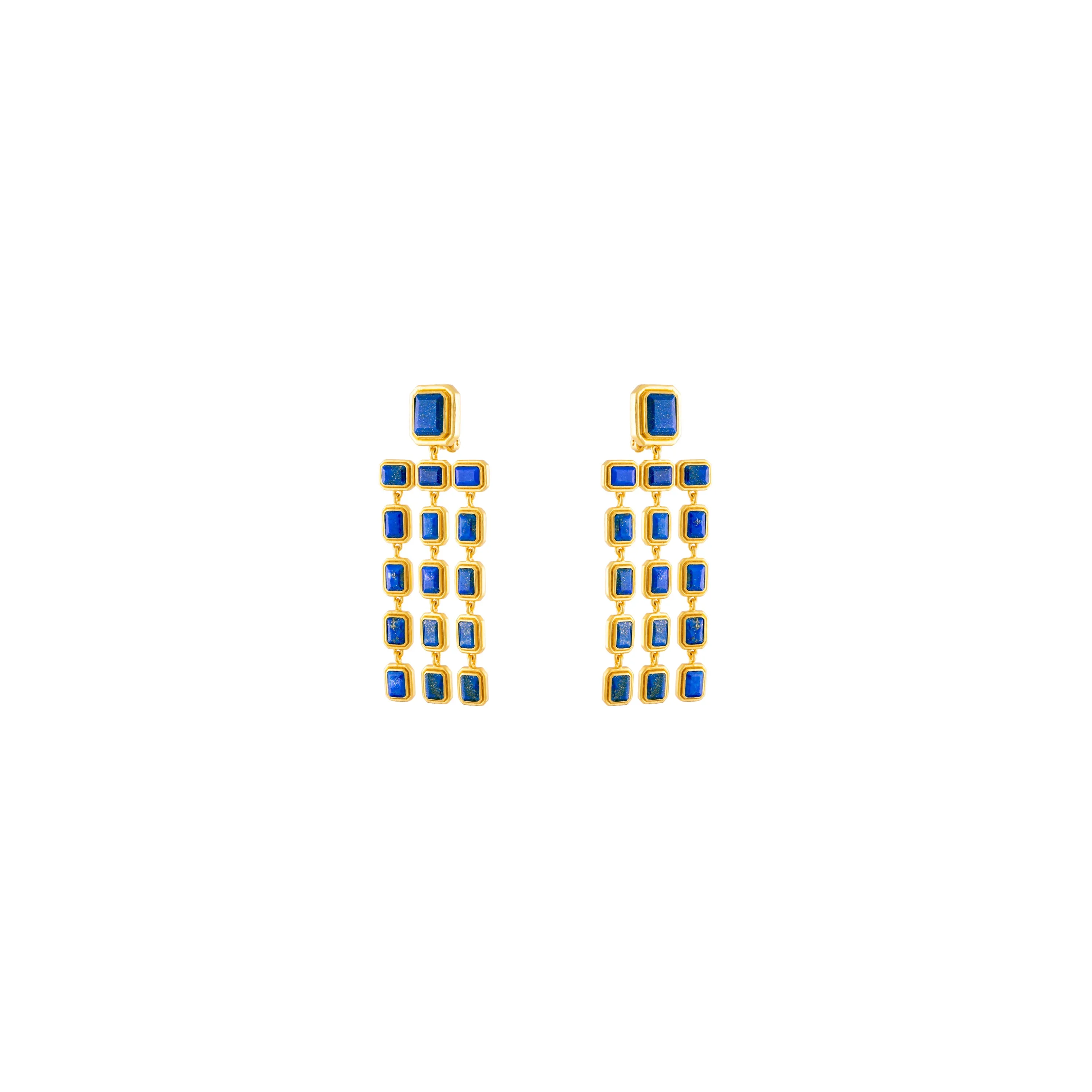 Franny Earrings Lapis