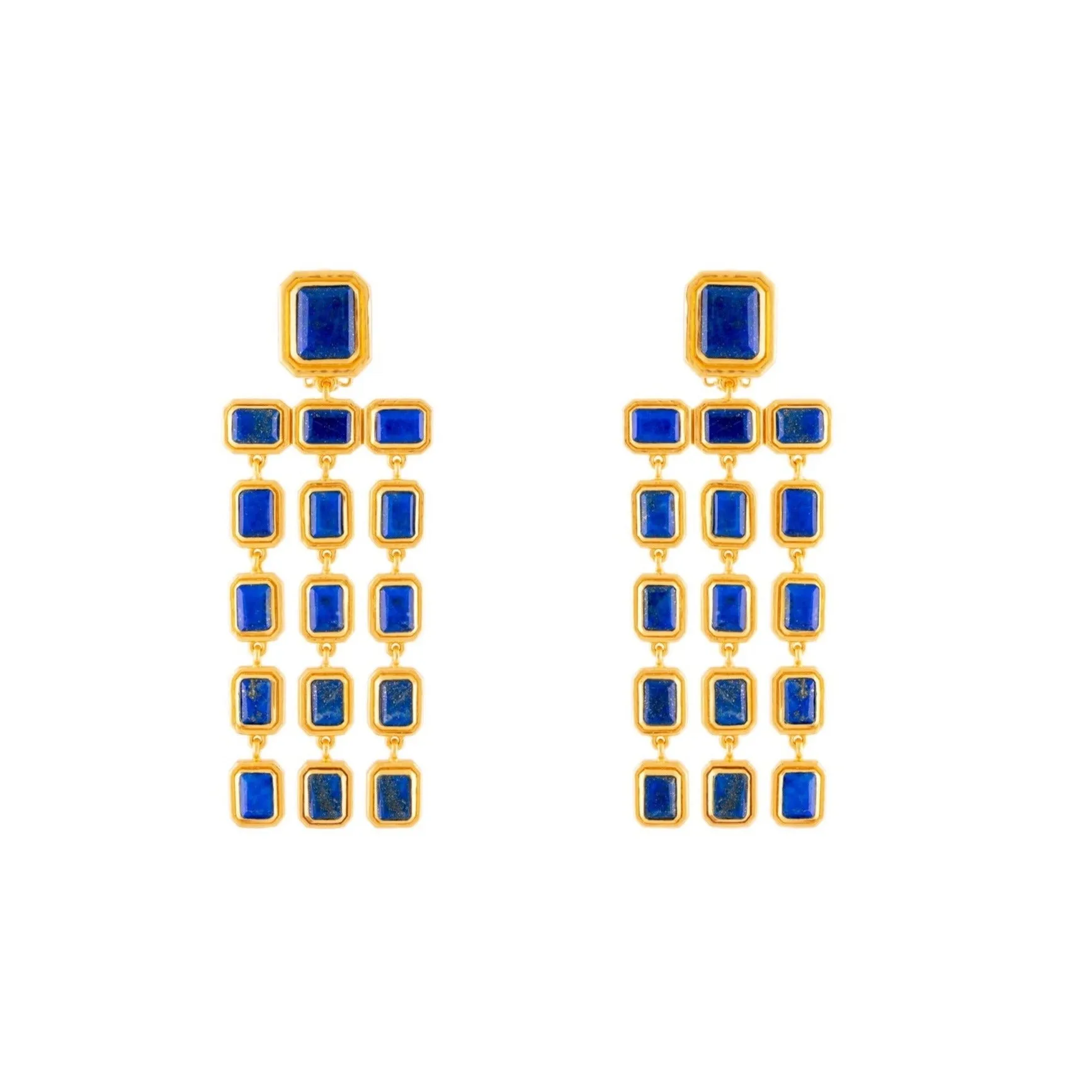Franny Earrings Lapis
