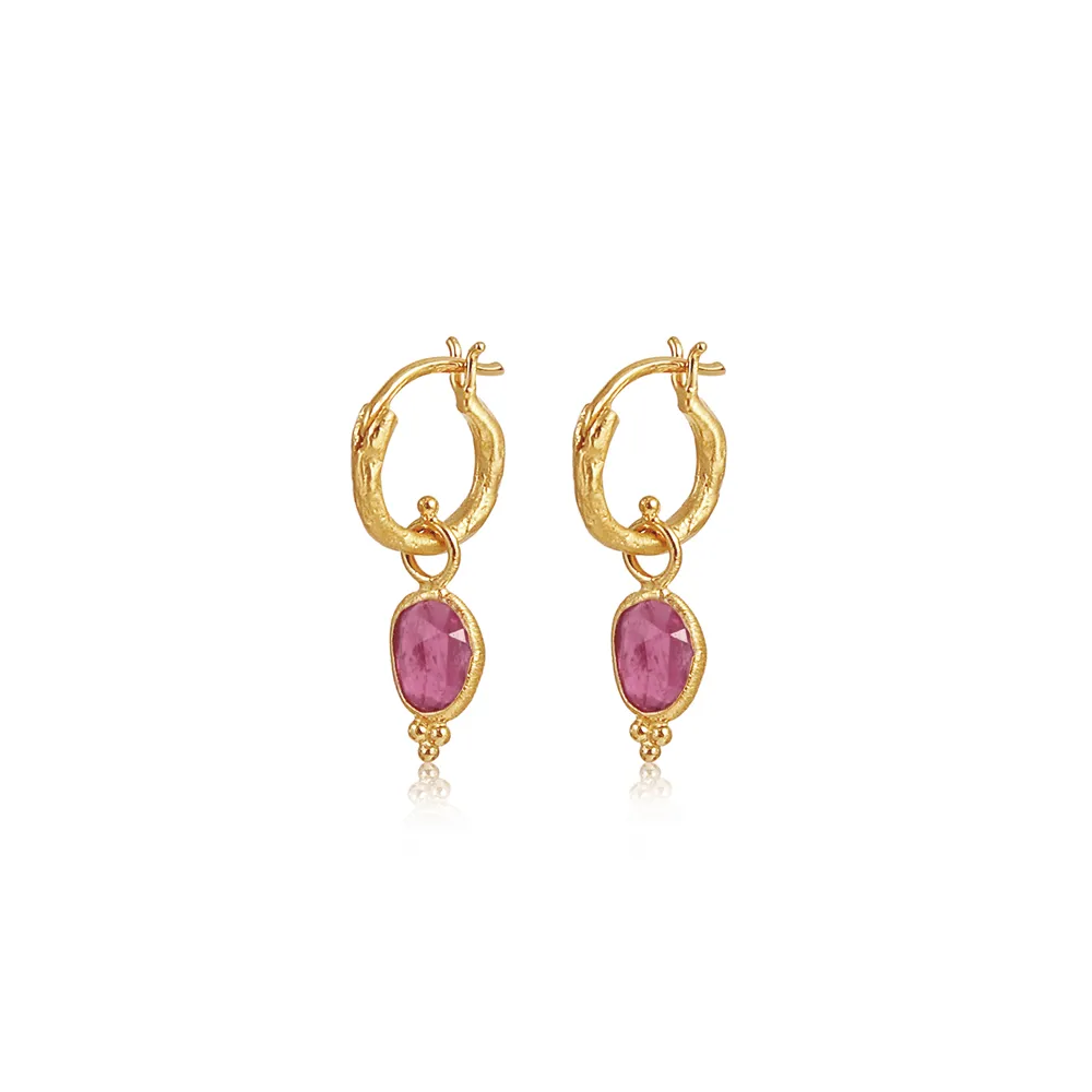 Gentle Heart Hoop • Earrings
