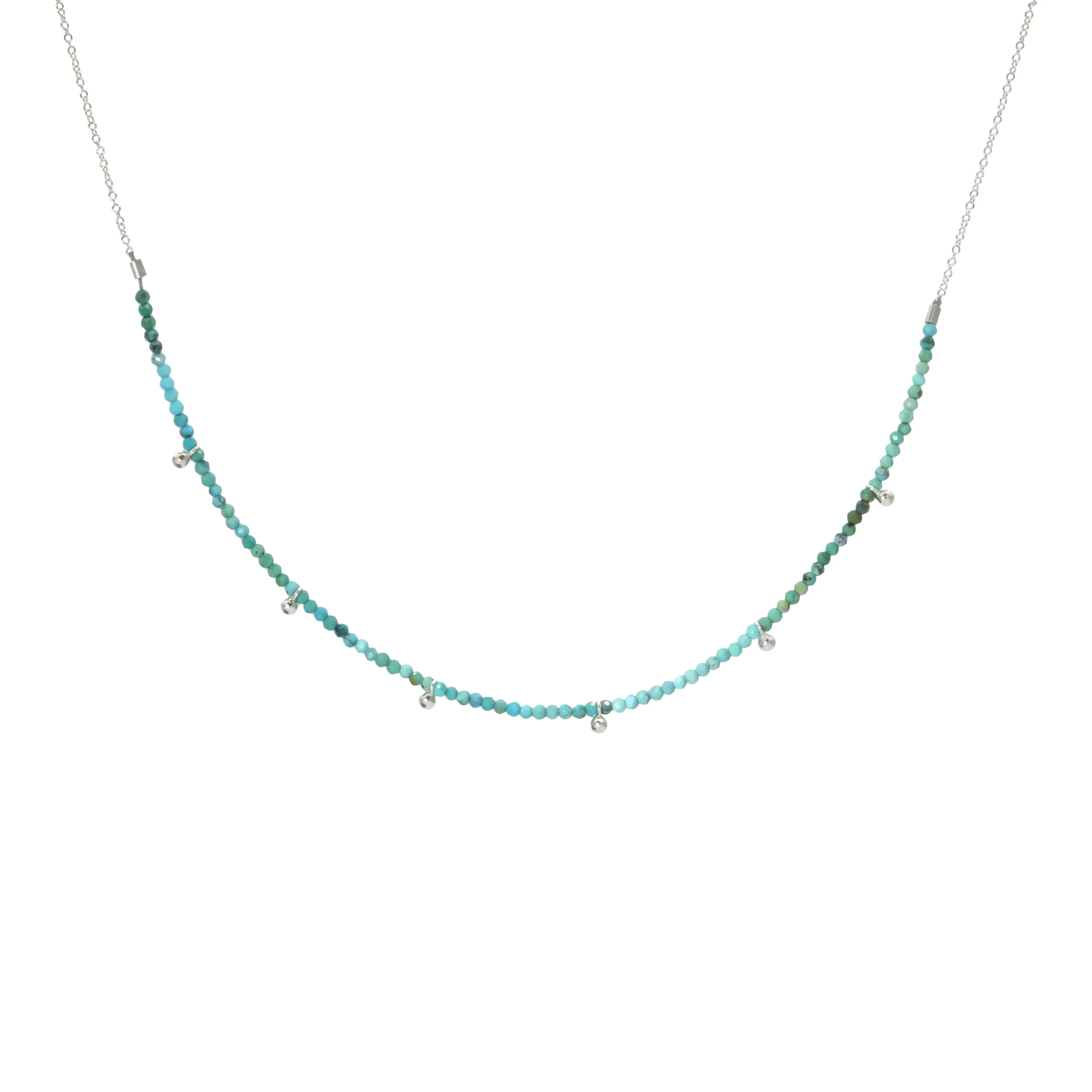 Half-Beaded Gemstone Choker