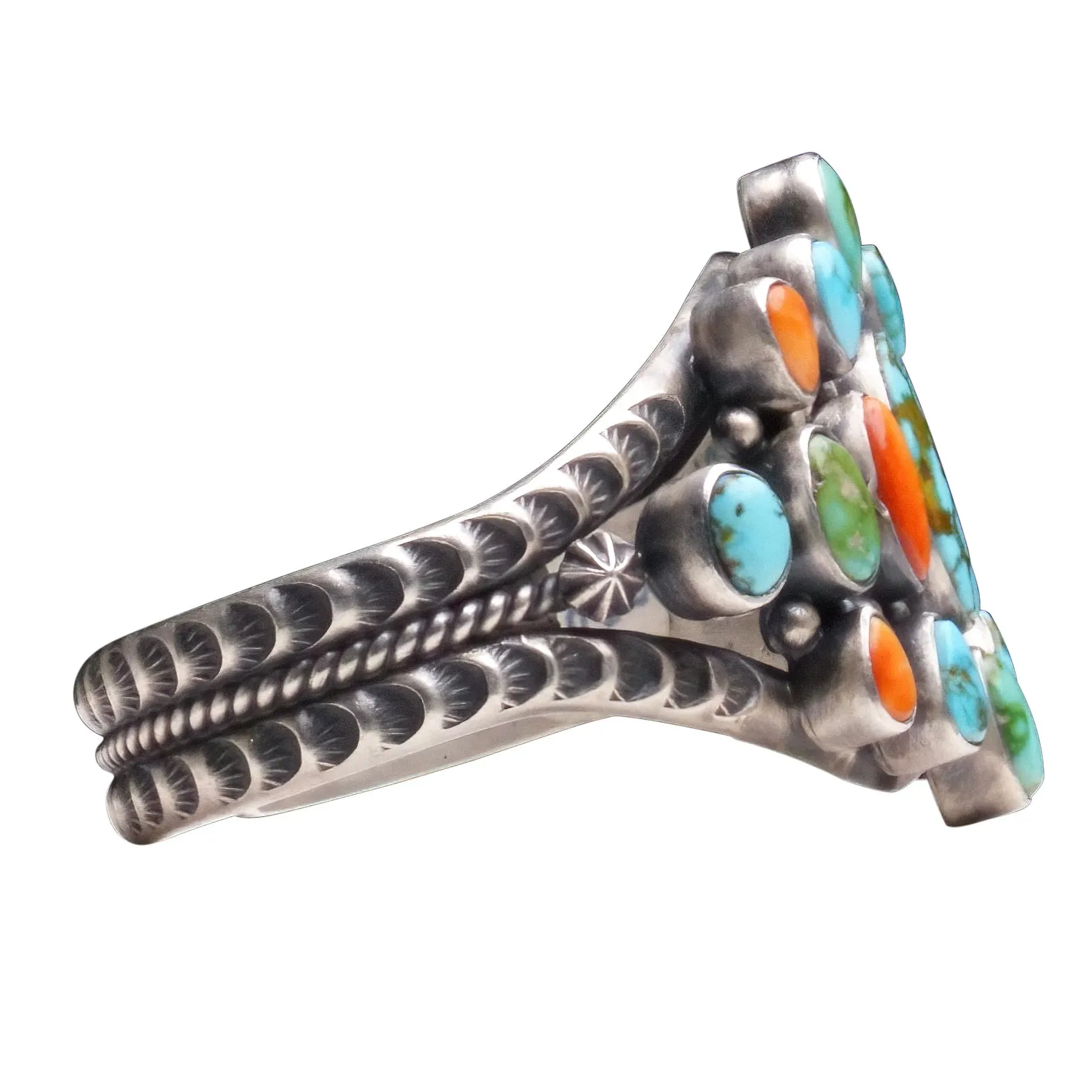 Kingman & Sonoran Turquoise with Spiny Oyster Shell Bracelet | Diane Wylie
