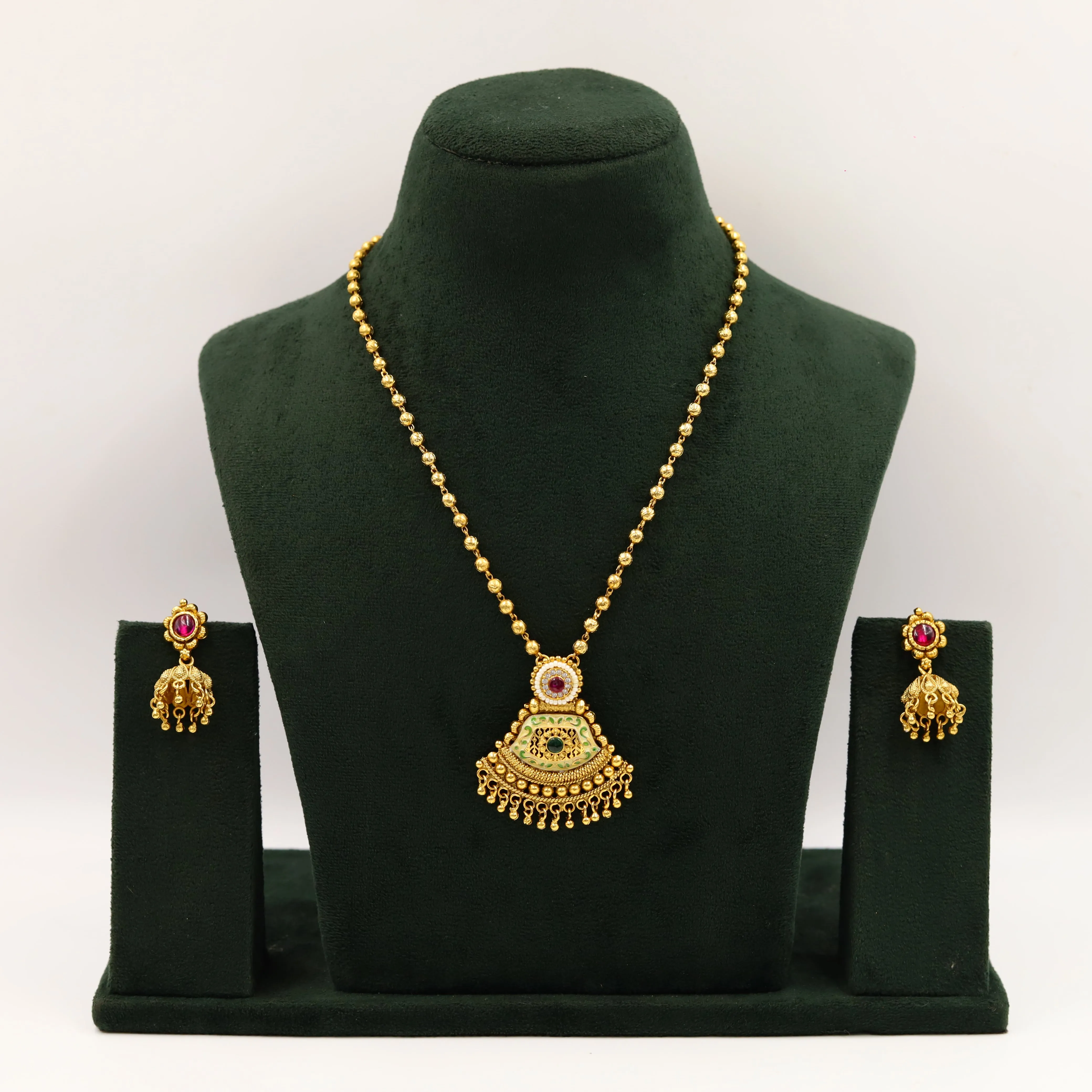 Medium Antique Pendant Set 7014-1