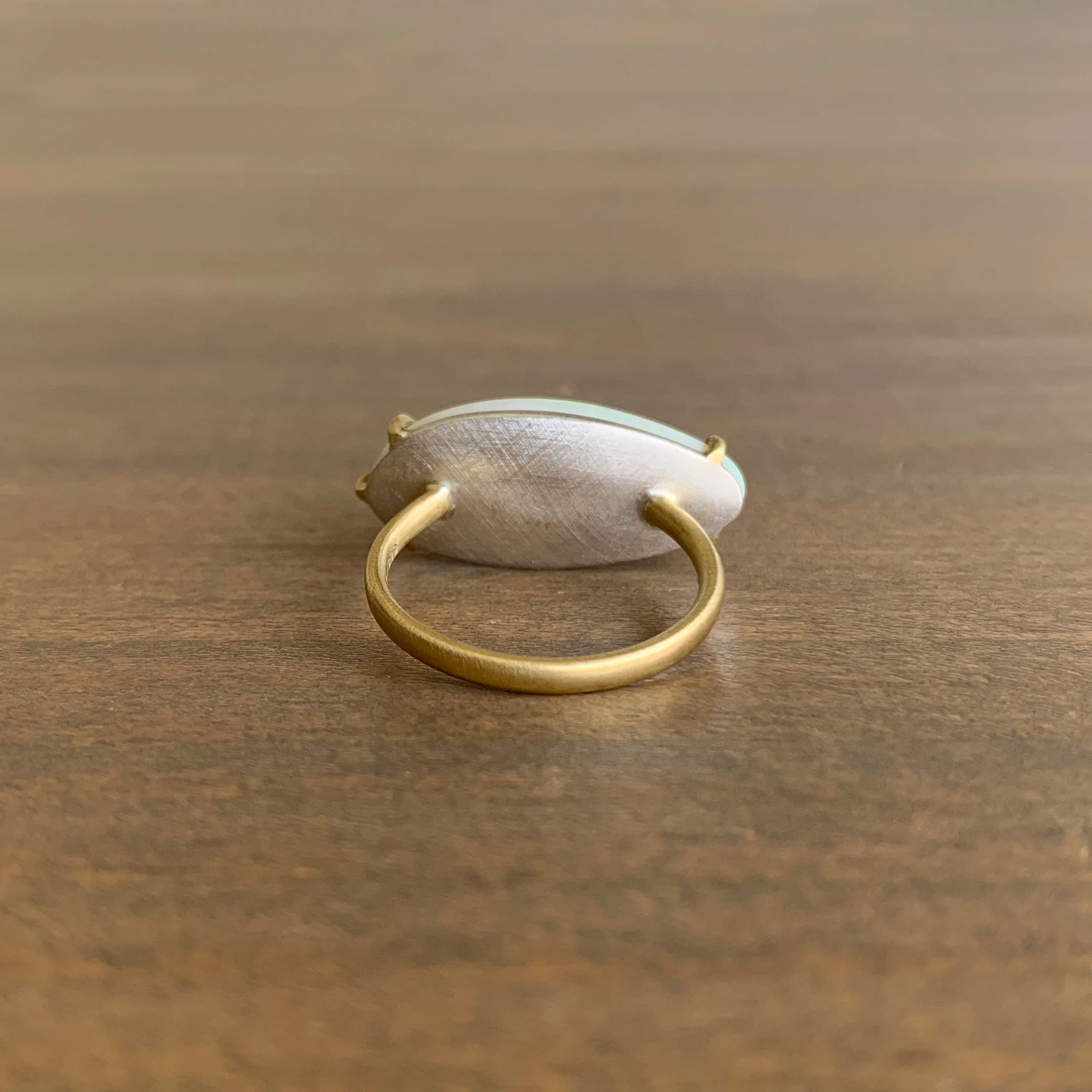 Mellow Yellow Opal Vanity Ring
