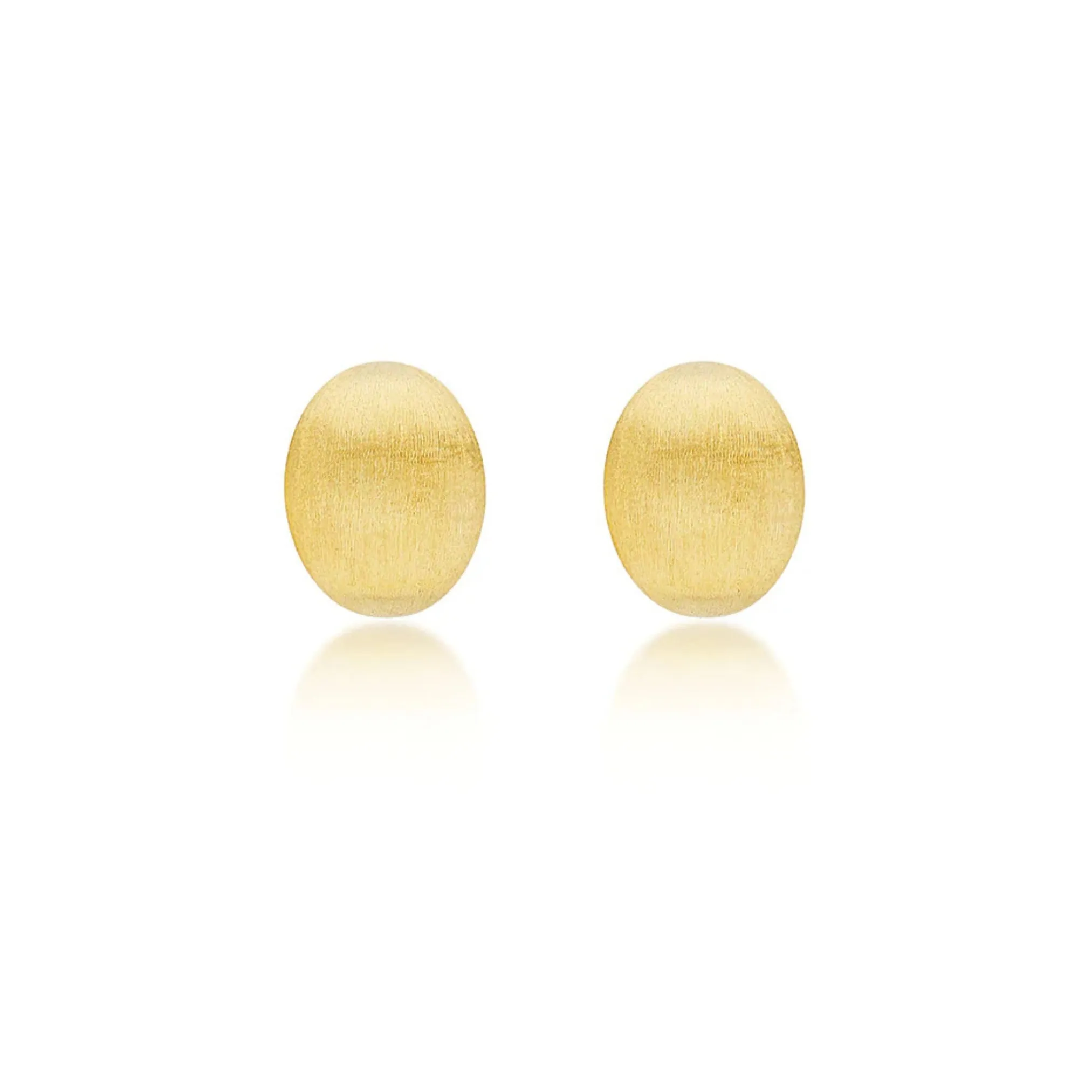 NANIS 18K YELLOW GOLD 'MUSE' GOLD PEARL STUD EARRINGS