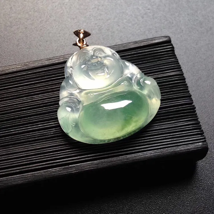 Natural Jade Pendant Jadeite Buddha Pendant PT531