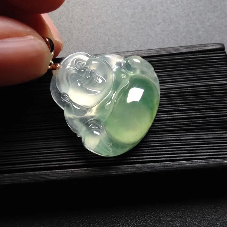Natural Jade Pendant Jadeite Buddha Pendant PT531