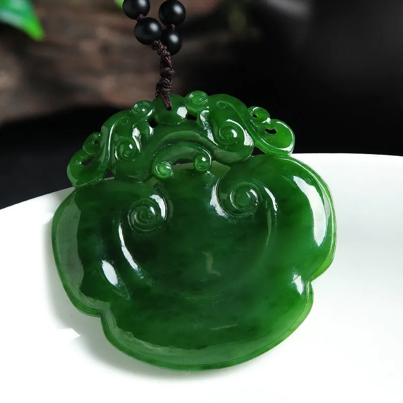 Natural Jade Pendant Nephrite Ruyi Pendant PT120