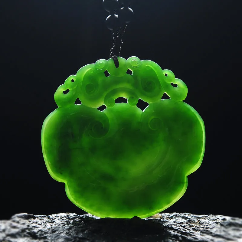Natural Jade Pendant Nephrite Ruyi Pendant PT120