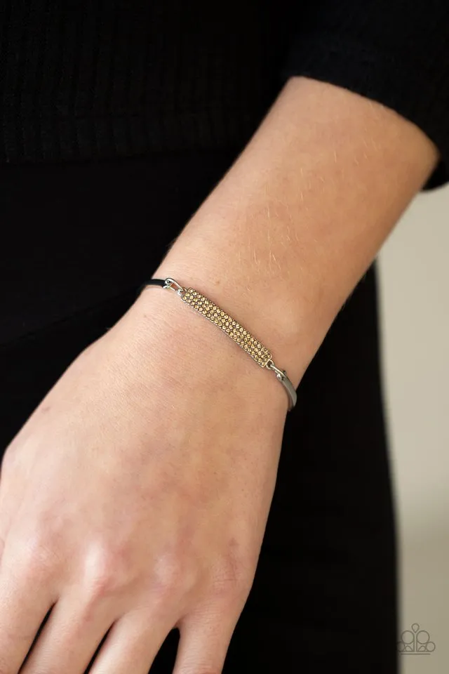 Paparazzi Bracelet ~ Showy Sparkle - Brown