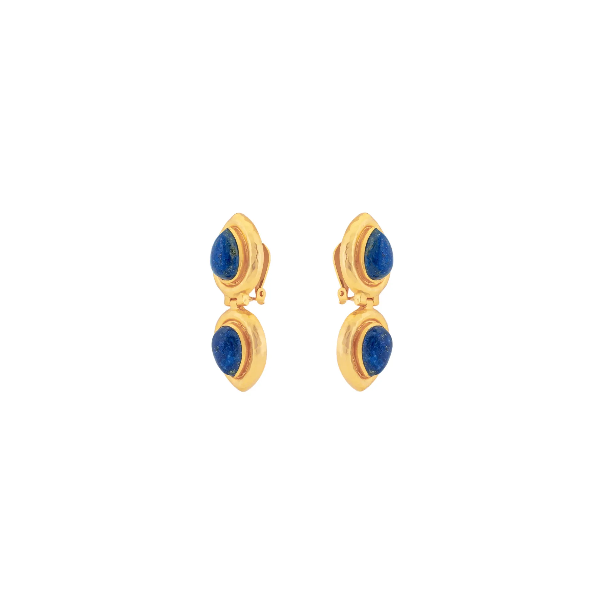 Paula Earrings Lapis