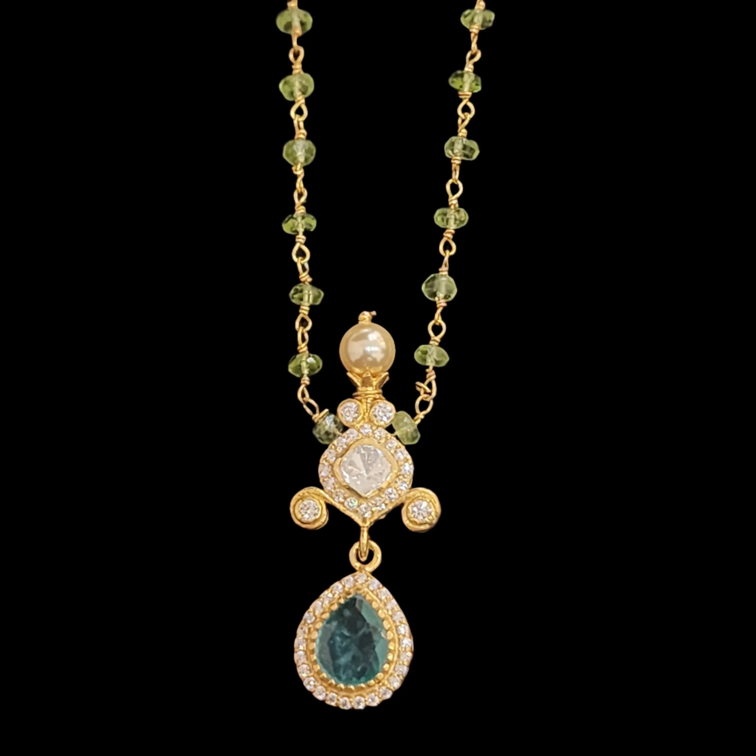 Peridot Chain Necklace