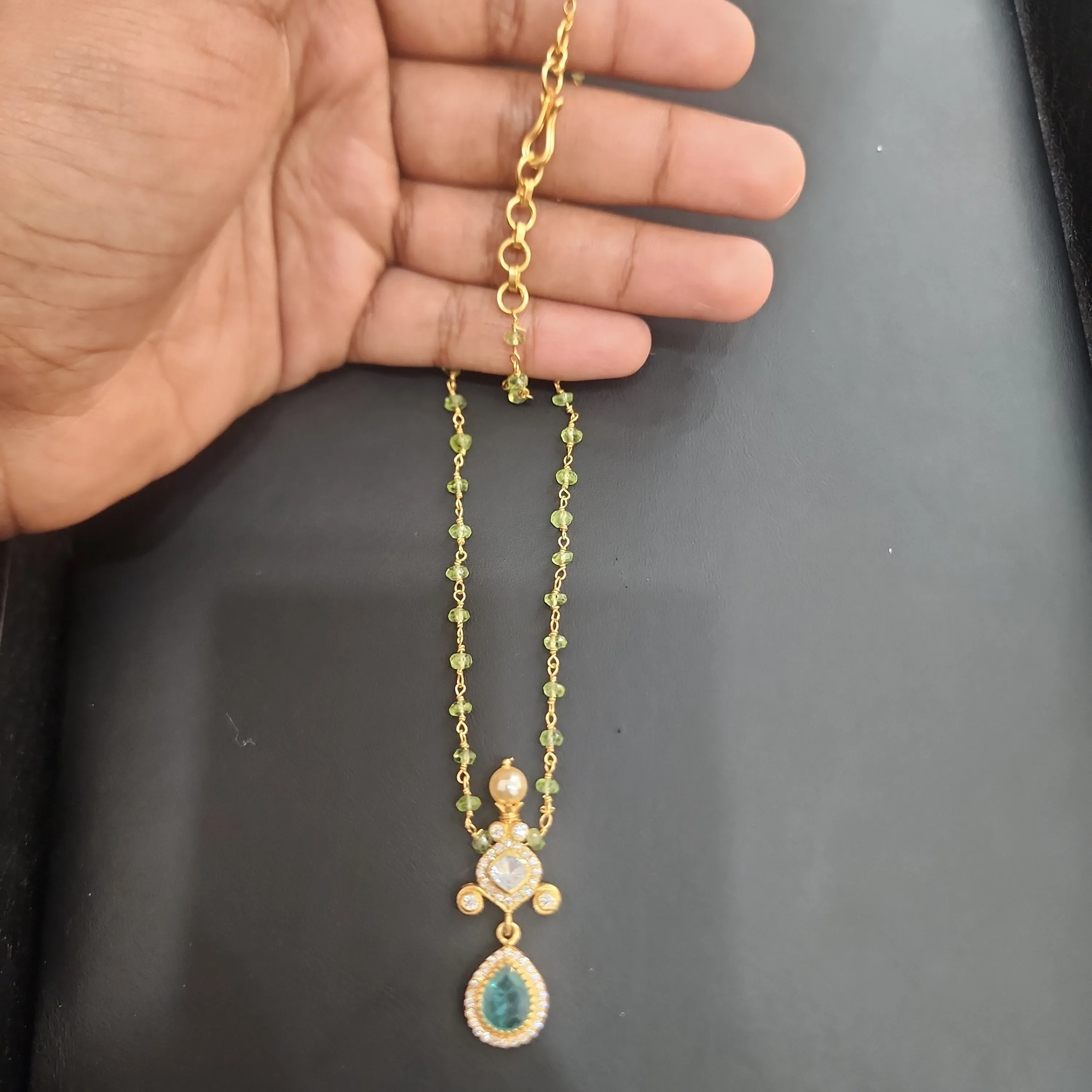 Peridot Chain Necklace