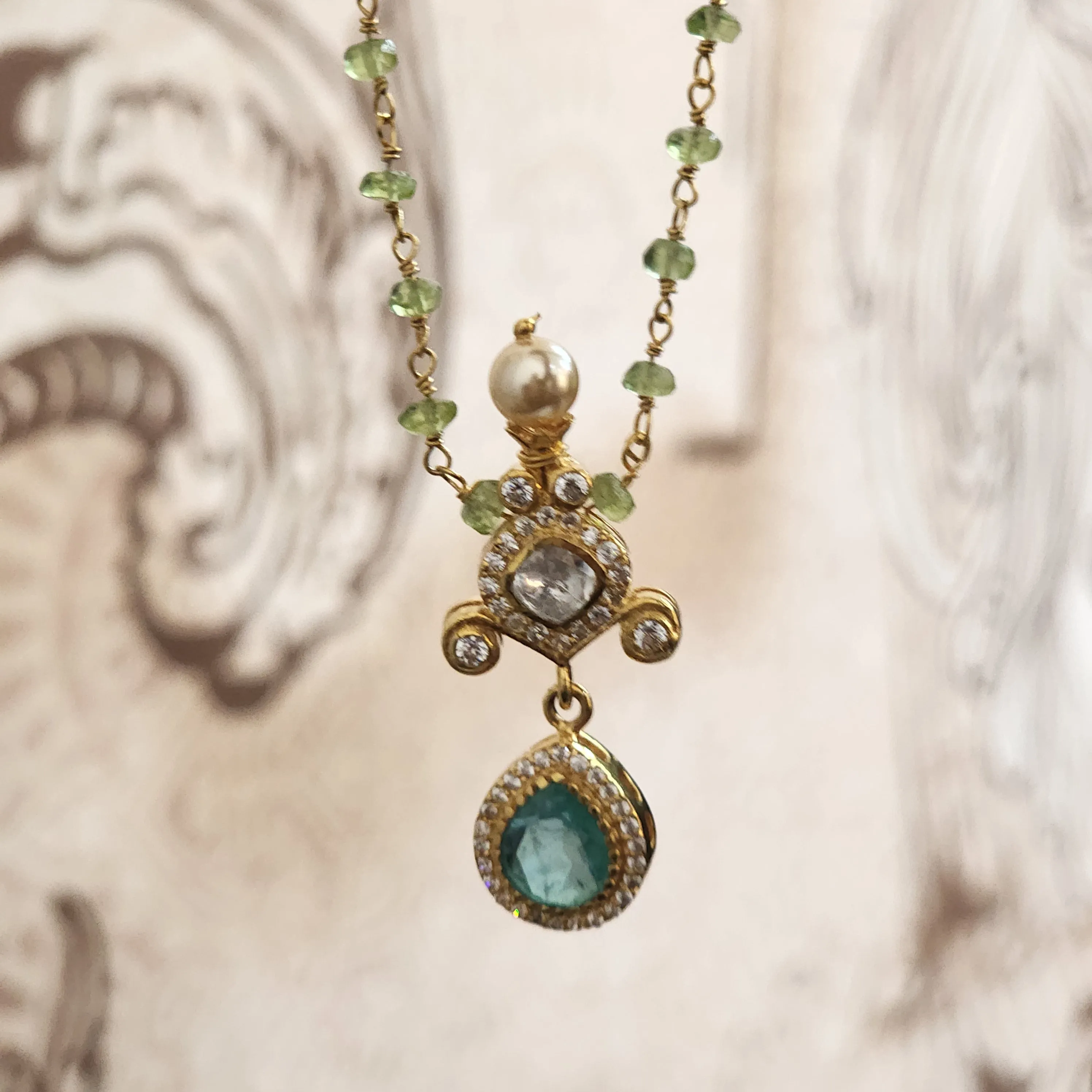 Peridot Chain Necklace